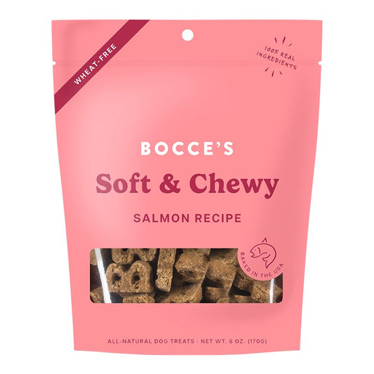 Bocce's Bakery Dog Soft & Chewy Salmon 6-oz, Bocce's Bakery