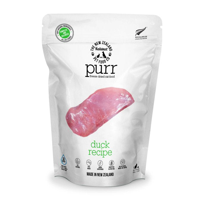 The New Zealand Natural Pet Food Co. Purr Freeze Dried Cat Food Duck 1.76-oz