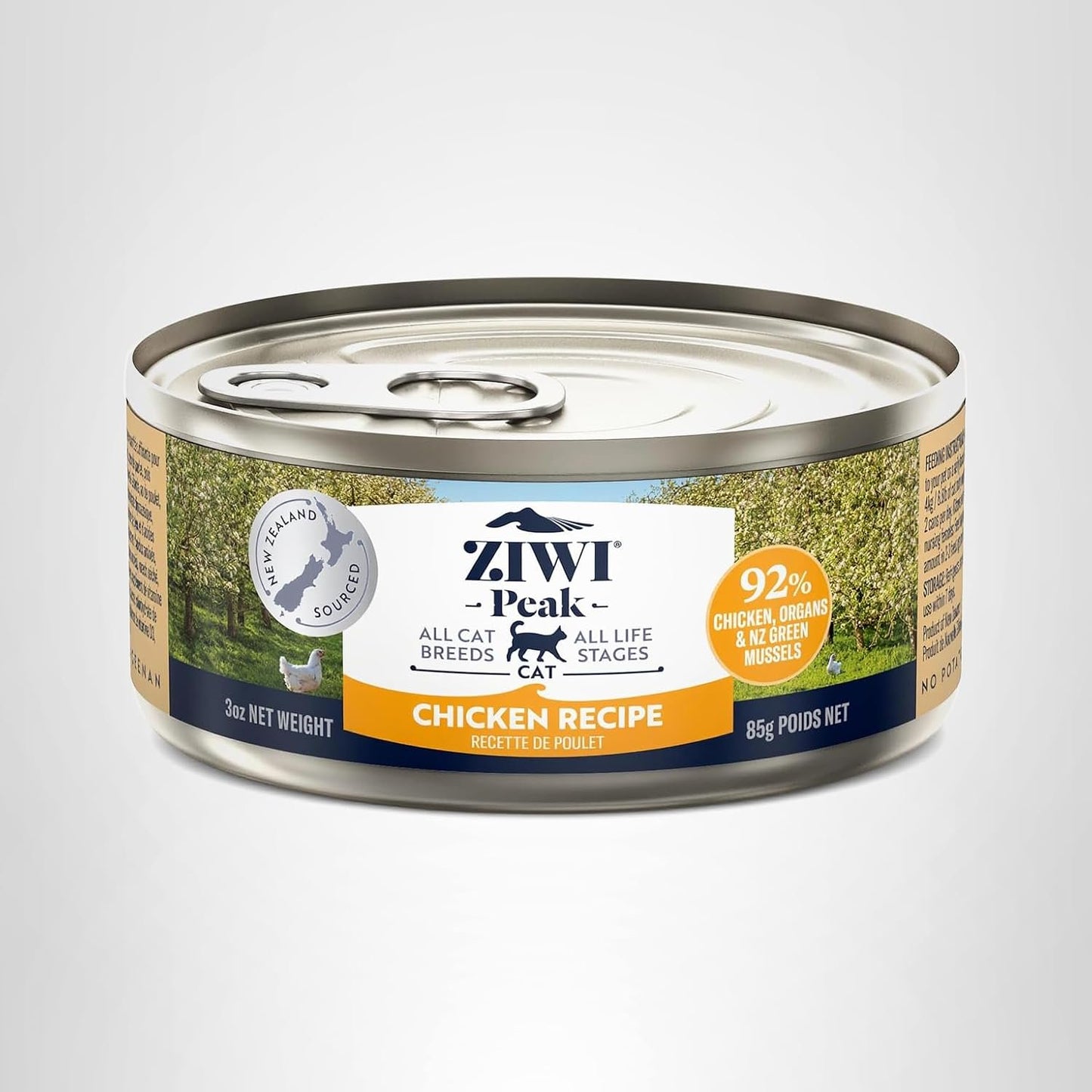 ZIWI Peak Canned Wet Cat Food Chicken 3-oz
