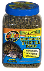 Zoo Med Natural Sinking Mud & Musk Turtle Dry Food 10-oz