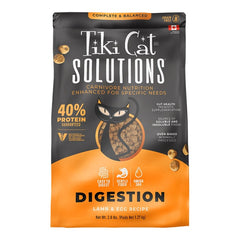 Tiki Pets Cat Solutions Digestion Grain-Free Dry Cat Food Lamb & Egg 2.8-lb