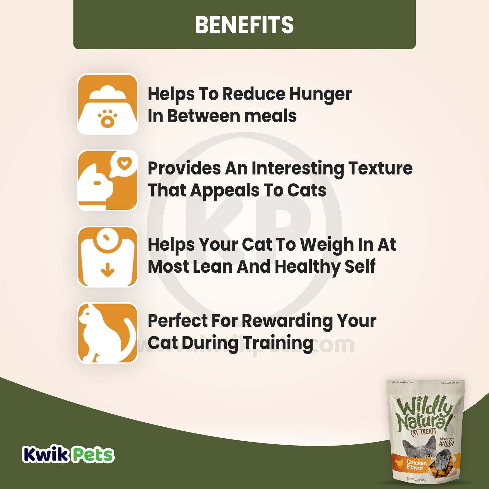Benefits - Fruitables Wildly Natural Chicken Cat Treats 2.5-oz