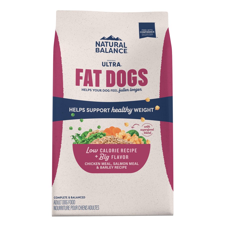 Natural Balance Pet Foods Original Ultra Fat Dogs Dry Dog Food Chicken Meal, Salmon Meal & Barley 11-lb