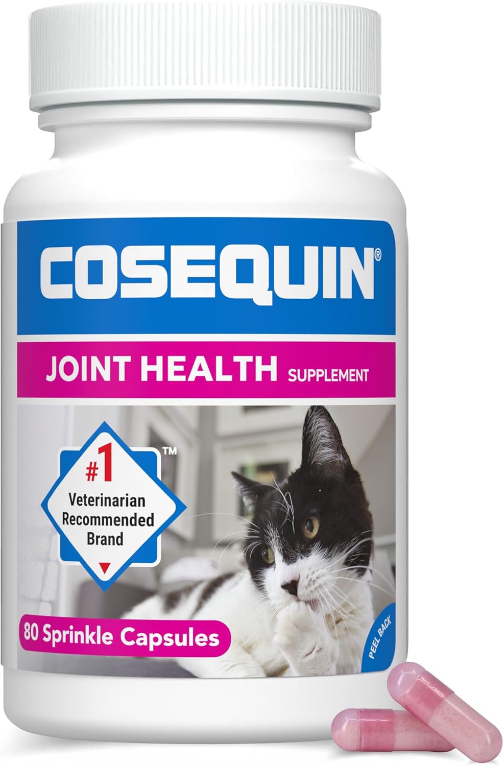Nutramax Cosequin Tidbits Joint, Dental, Immune & Skin Health Supplement for Cats 2.11-oz