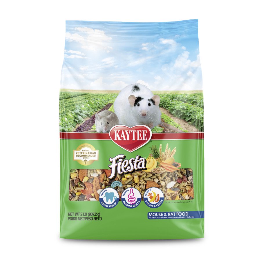 Kaytee Fiesta Mouse & Rat Food 2-lb, Kwik Pets