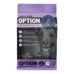 Annamaet Original Option Dry Dog Food Salmon Meal & Brown Rice Formula 12-lb