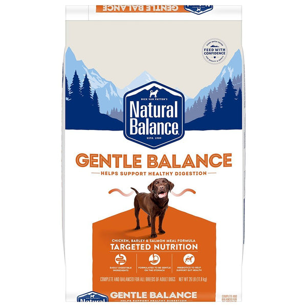 Natural Balance Pet Foods Gentle Balance Adult Dry Dog Food Chicken Barley & Salmon Meal 26-lb