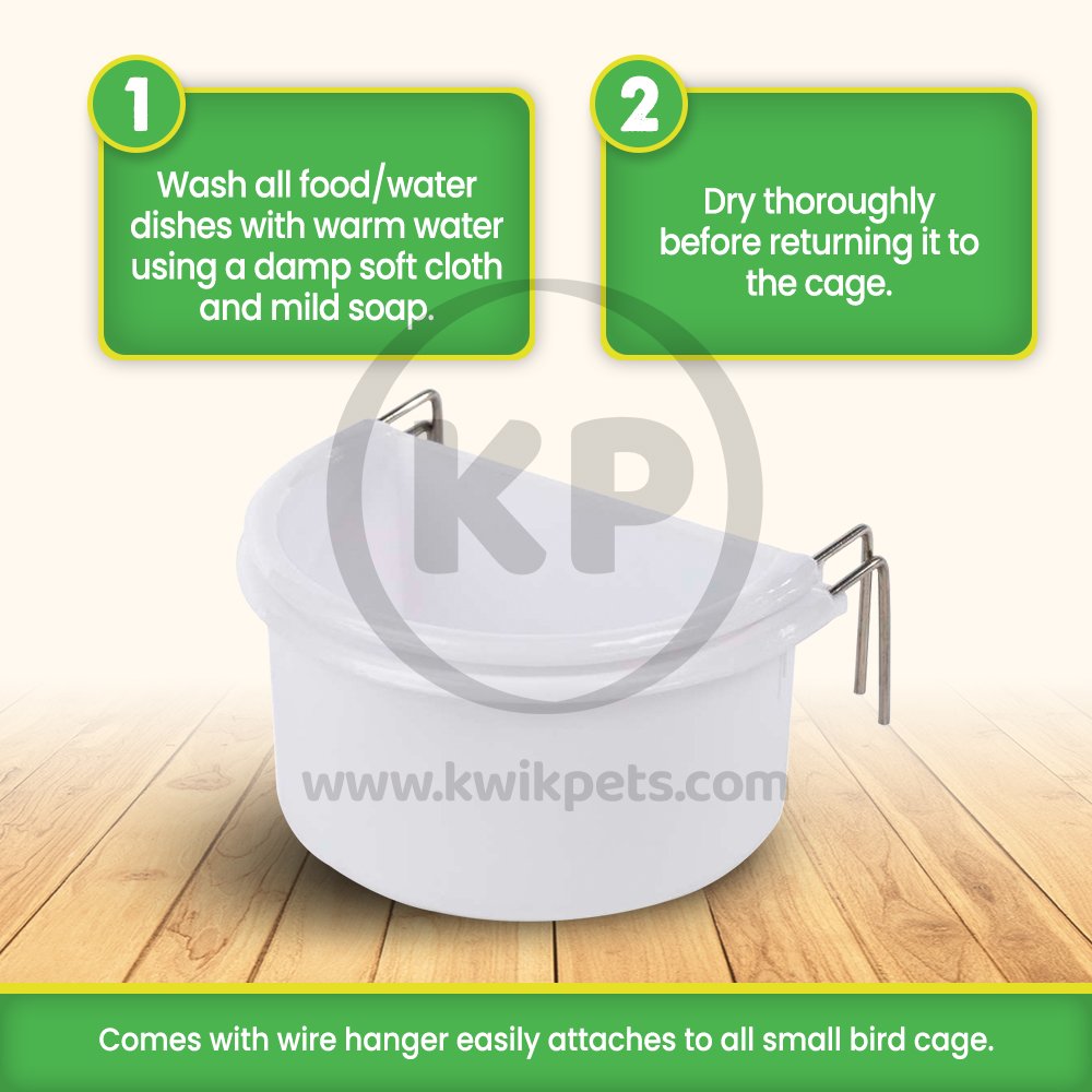 Benefits of Prevue Pet Hanging Half-Round Bird Cage Cup Assorted Small