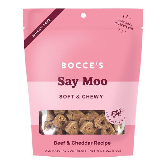 Bocce's Bakery Dog Soft & Chewy Say Moooo 6-oz, Bocce's Bakery