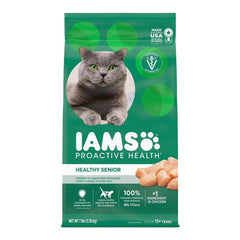 IAMS Proactive Health Senior Dry Cat Food Chicken 7-lb