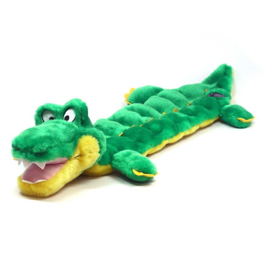 Outward Hound Squeaker Matz Plush Gator Dog Toy Extra Large