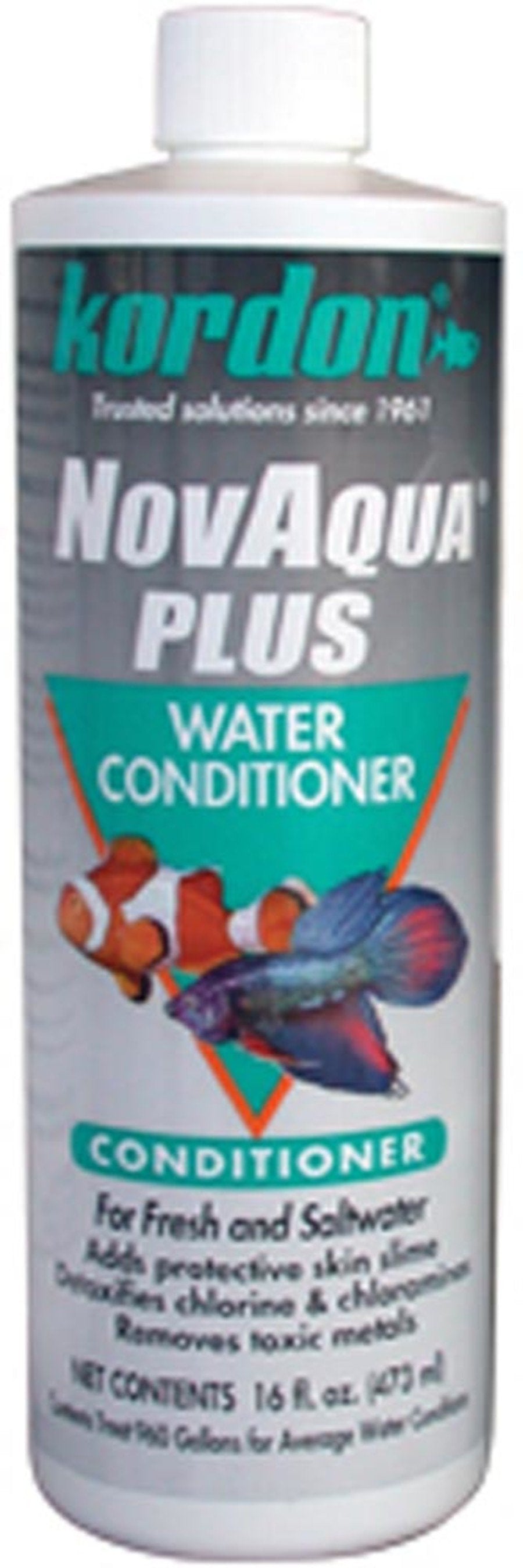 Kordon NovAqua Plus Aquarium Water Conditioner 16-oz, Kwik Pets