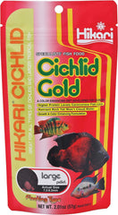 Hikari USA Cichlid Gold Floating Large Pellets Fish Food 2-oz