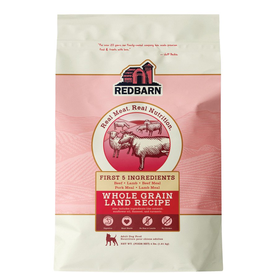 Redbarn Whole Grain Dry Dog Food Land 4-lb, Kwik Pets