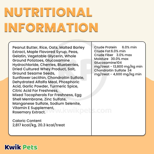 Zuke's Dog Hip Action Peanut Butter 6-oz, Zuke's