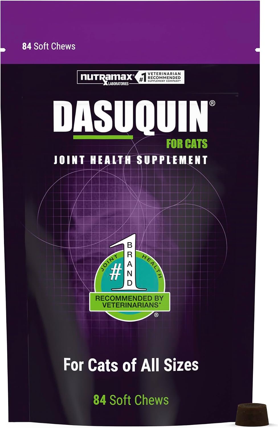 Nutramax Dasuquin  Joint Health Soft Chews Supplement for Cats 84 Count