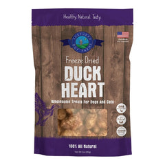 Shepherd Boy Farms Duck Hearts Freeze Dried Dog & Cat Treats 3-oz