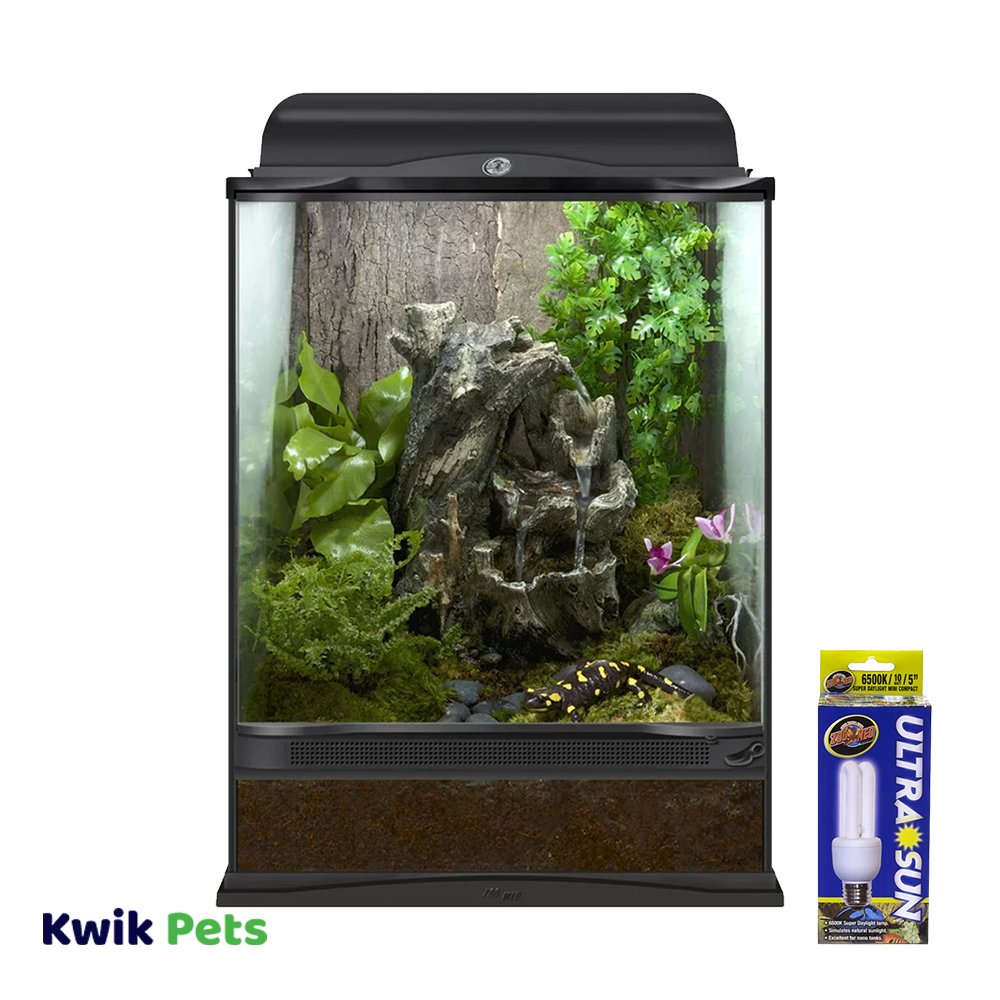 Zoo Med Ultra Sun Super Daylight Mini Compact Fluorescent Lamp White 5-in, Kwik Pets