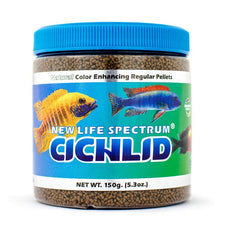 New Life Spectrum Cichlid Naturox Sinking Pellets Fish Food 5.3-oz