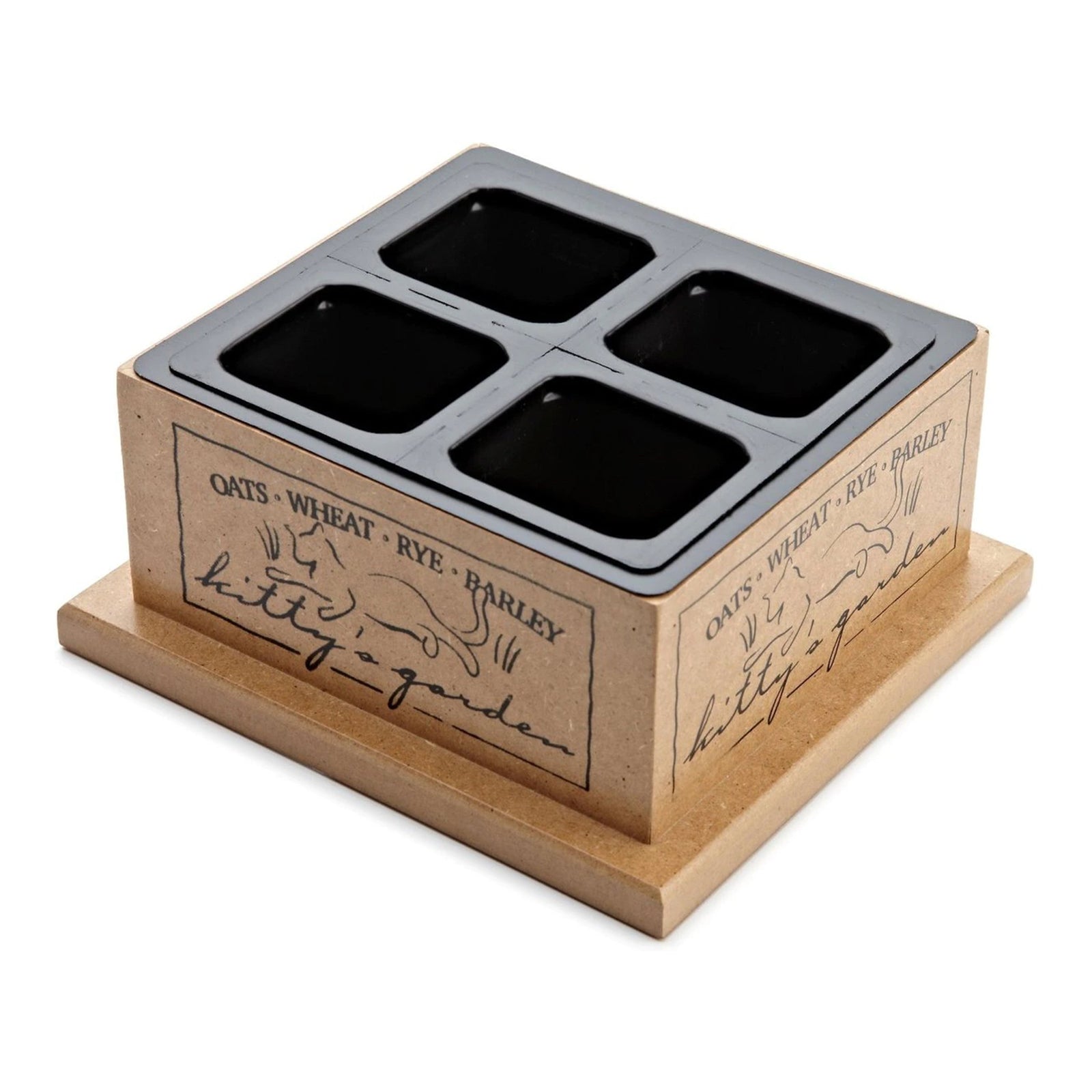 Pioneer Pet SmartCat Kitty's Garden Edible Grass Planter for Cats