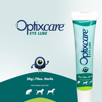 Optixcare Eye Lube Lubricant Gel for Dogs, Cats & Horses 0.70 oz