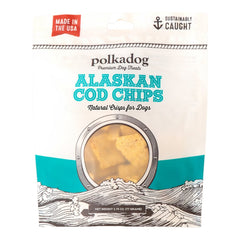 Polkadog Alaskan Cod Chips Dog & Cat Treats 2.75-oz