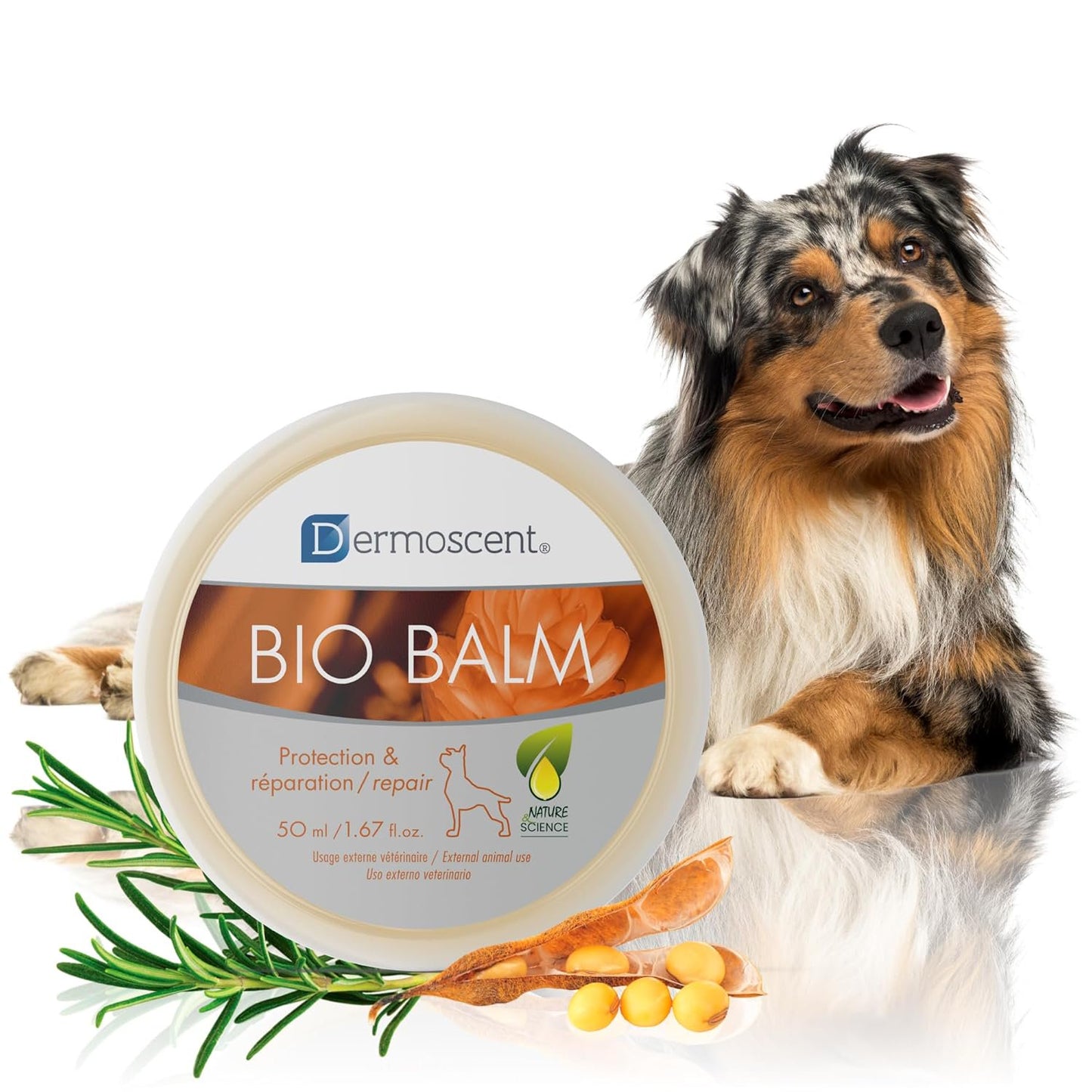 Dermoscent Bio Balm Skin & Paw Soother For Dogs 1.67-oz