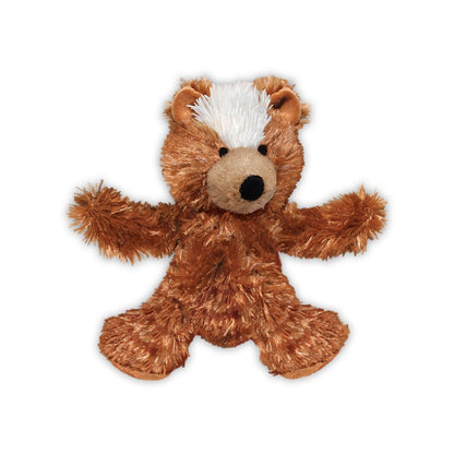 KONG Unstuffed Dog Toy Teddy Bear with Squeaker, MD, KONG