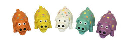 Multipet Globlets Latex Squeaky Pig Dog Toy Assorted 4-in