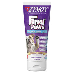 Zymox Funky Paws Paw, Nose & Fold Cream for Dogs & Cats 3.2 oz