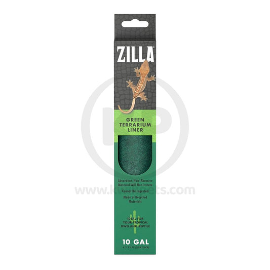 Zilla Reptile Terrarium Liners Green, 10/20X gal, Zilla