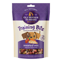 Old Mother Hubbard by Wellness Training Bitz Assorted Mix Natural Biscuits Dog Treats 8-oz