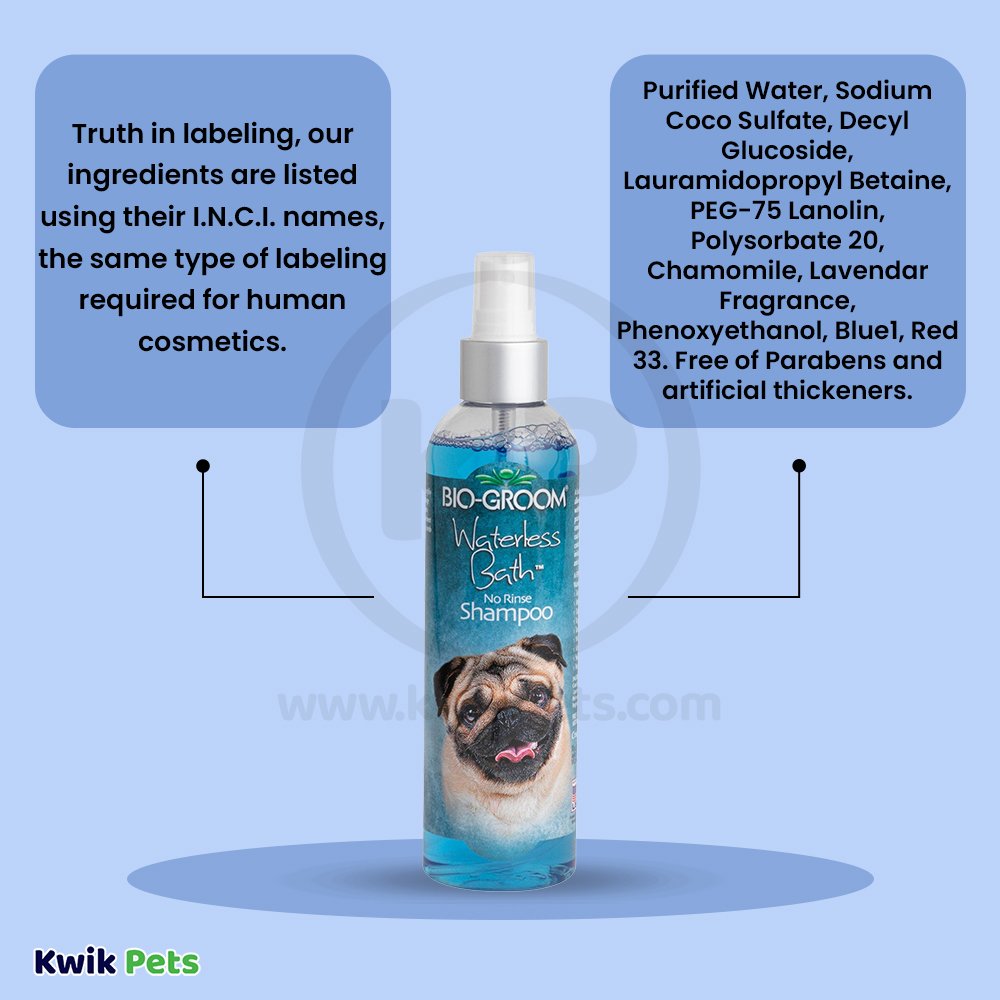 Bio Groom Waterless Bath No Rinse Dog Shampoo 8-oz Image 3