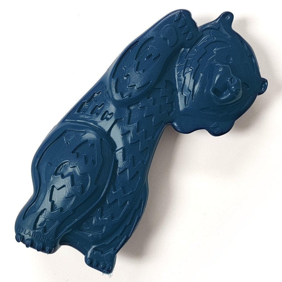 Nylabone Power Chew Love Our Oceans Teddy Bear Beef Jerky Dog Chew Toy Large - Up To 50 lbs