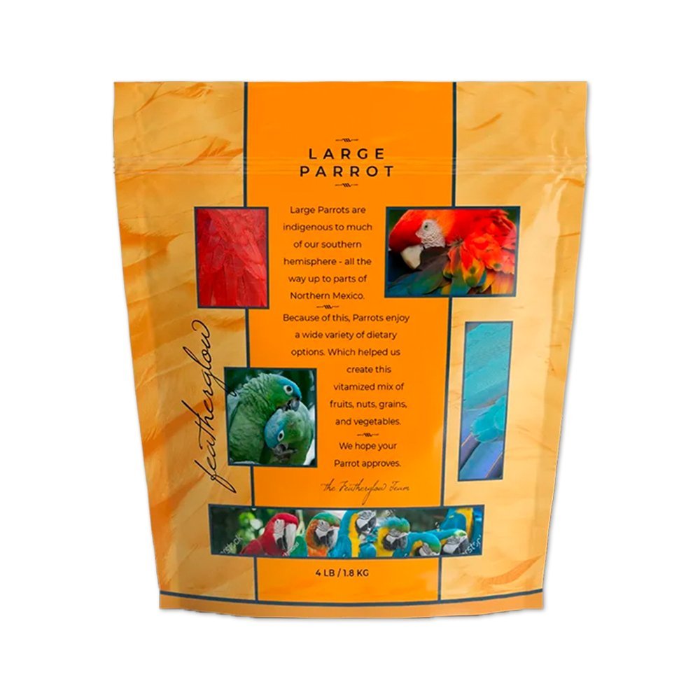 Volkman Seed Company Featherglow Large Parrot Treat 4 lb, Volkman