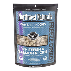 Northwest Naturals Freeze Dried Raw Diet Dog Food Whitefish & Salmon Recipe 25-oz