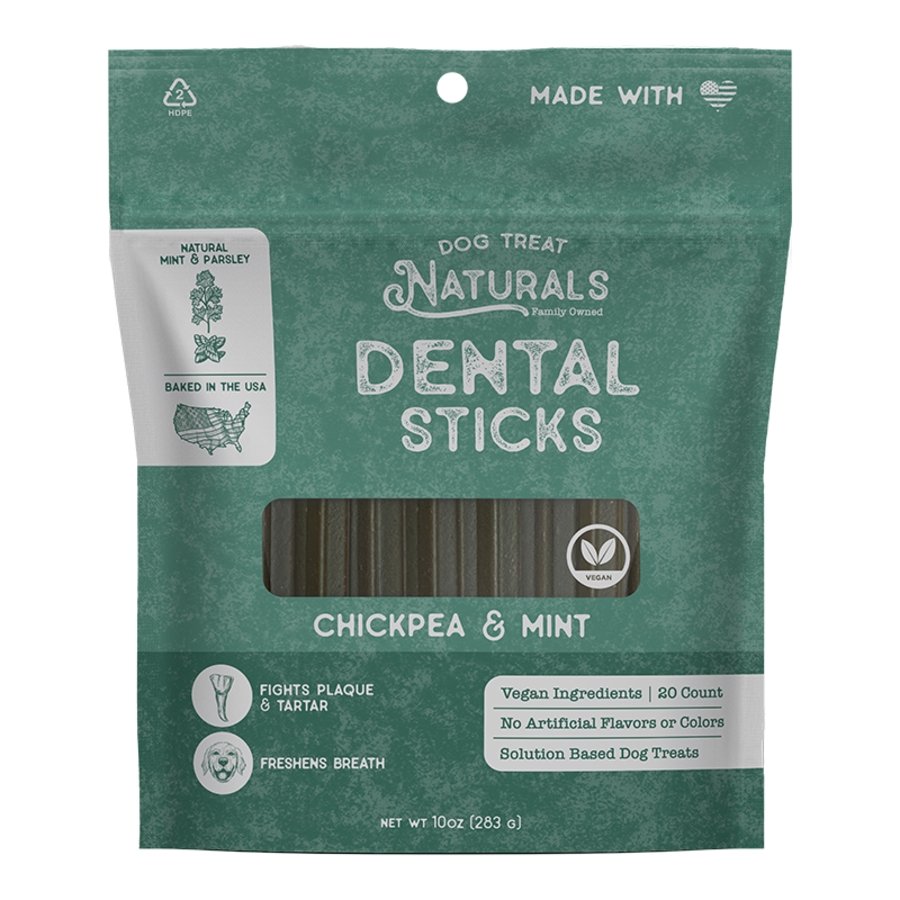 Dog Treat Naturals Dental Sticks Dog Treats Chickpea & Mint