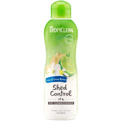 TropiClean Lime & Cocoa Butter Shed Control Dog & Cat Conditioner 20-oz