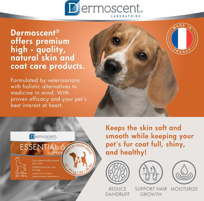 Dermoscent Essential 6 Spot-on Skin Care for Dogs 22 to 45 lbs