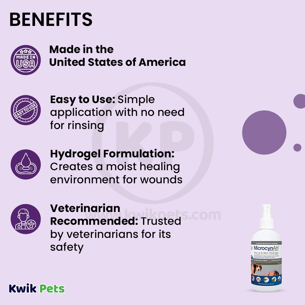 Benefits of MicrocynAH Wound & Skin Care Hydrogel 8-oz