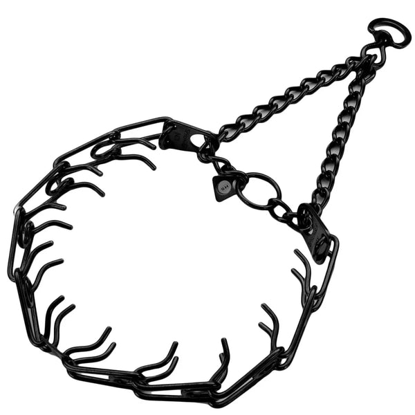 Herm Sprenger Prong Training Collar Black 16" x 2.25mm 12" Small One Size, Herm Sprenger