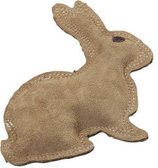 Spot Dura-Fused Leather & Jute Dog Toy Rabbit Tan Small