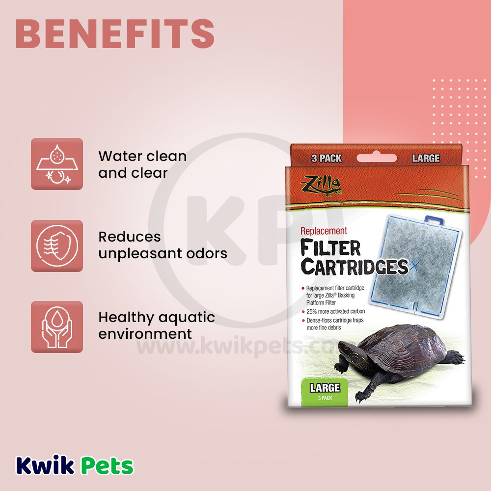 Zilla Replacement Filter Cartridges Large, Zilla