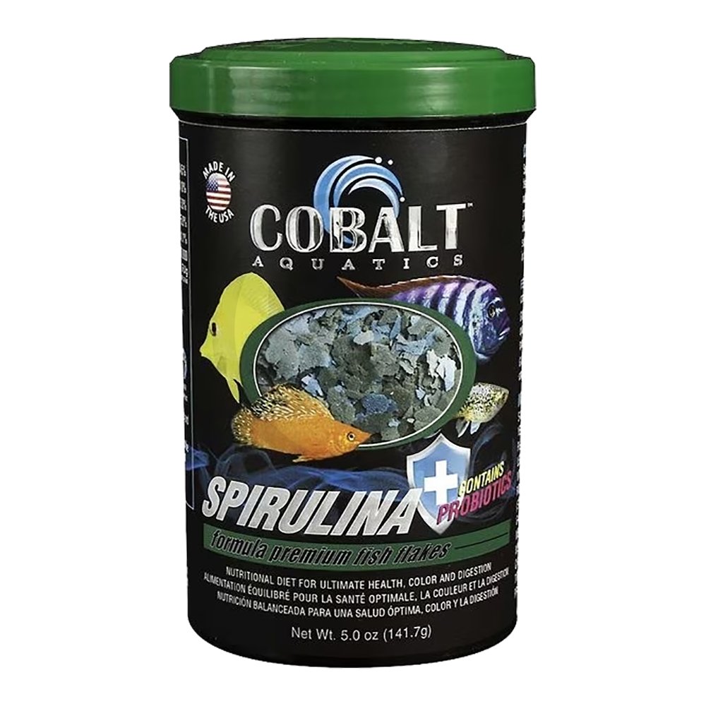Buy Cobalt Aquatics Spirulina Flakes Fish Food