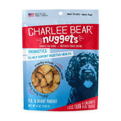 Charlee Bear Nuggets PB & Beary Parfait Crunchy Dog Treats 6-oz