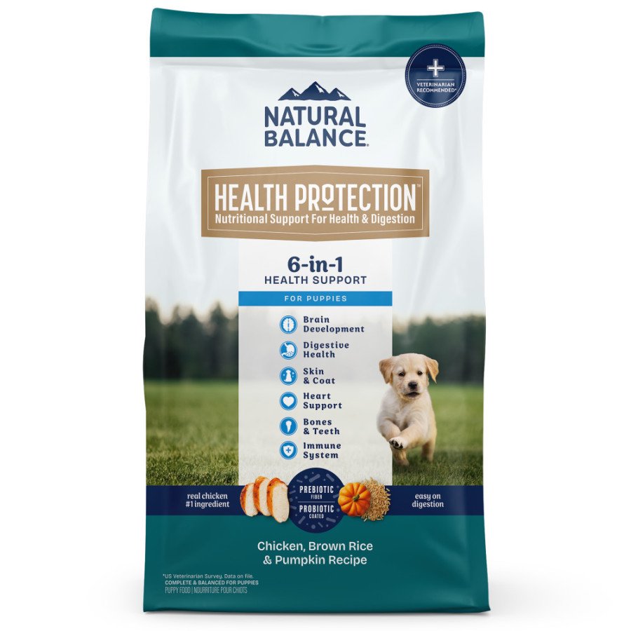 Natural Balance Health Protection Puppy Dry Dog Food Chicken, Brown Rice & Pumpkin 4-lb