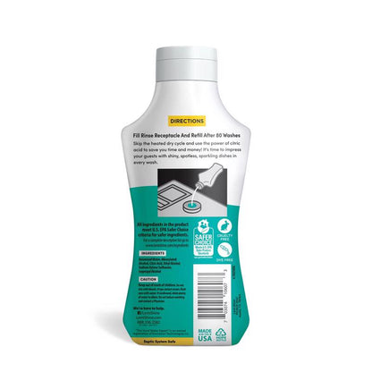 Lemi Shine Lemon Scent Gel Dishwasher Rinse Aid 8.45 oz 1 pk (020185007)