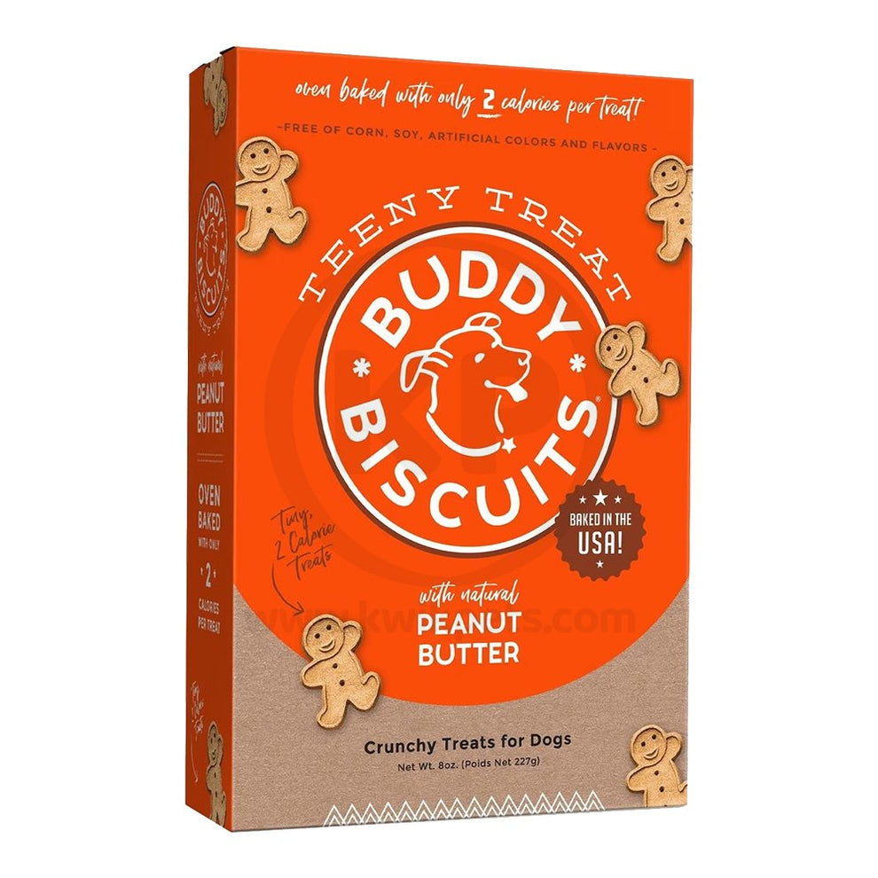 Cloud Star Buddy Biscuits Teeny Crunchy Dog Treats Peanut Butter 8-oz