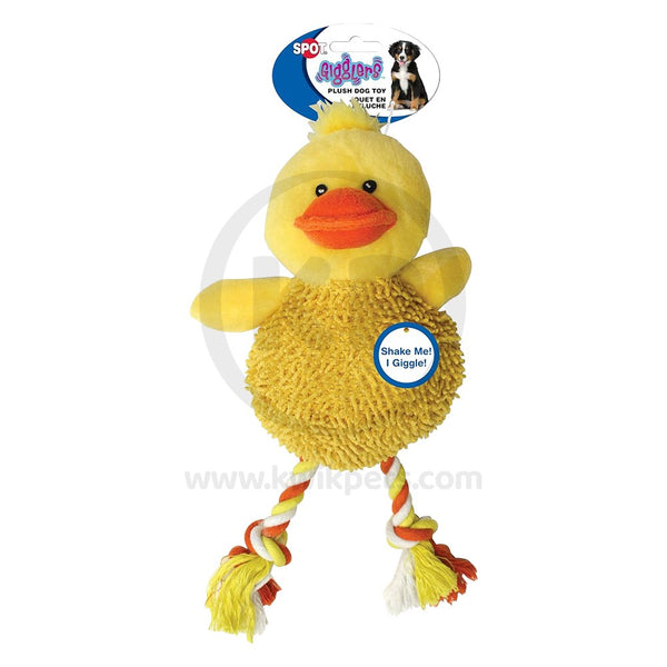 Ethical Pet Spot Giggler Pals Plush Dog Toy Assoted 12-in, Kwik Pets