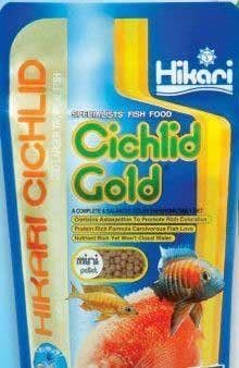 Hikari Sinking Cichlid Gold Pellets for Pets, 2.2-Pound Mini